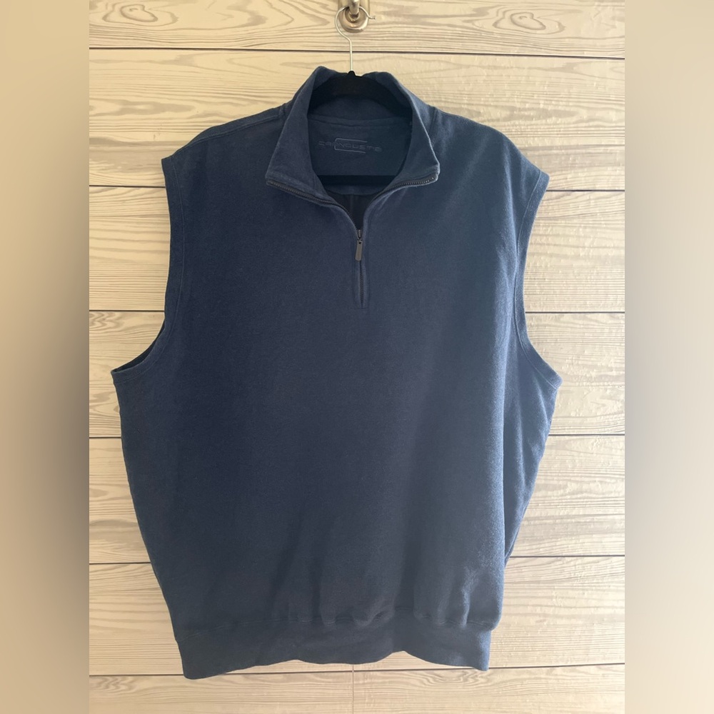Carnoustie Golf 1/4 Zip Sweater Sleeveless Pullover Vest XL